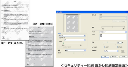 透かし印刷