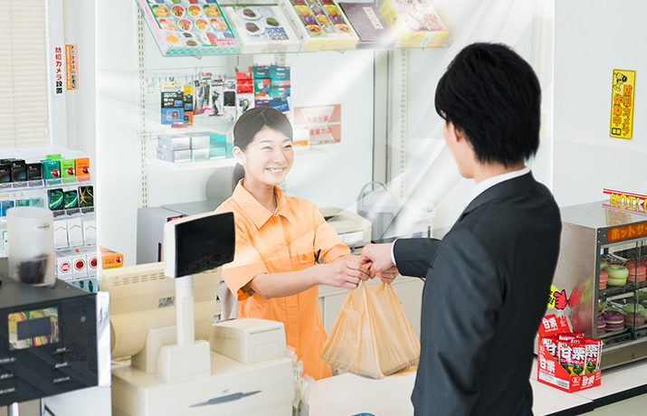 コンビニレジ用ビニール製品