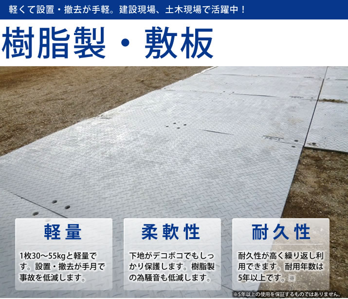 樹脂製・敷板