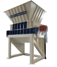 災害廃棄物用 二軸破砕機「メガクラッシャー」電動モータータイプ