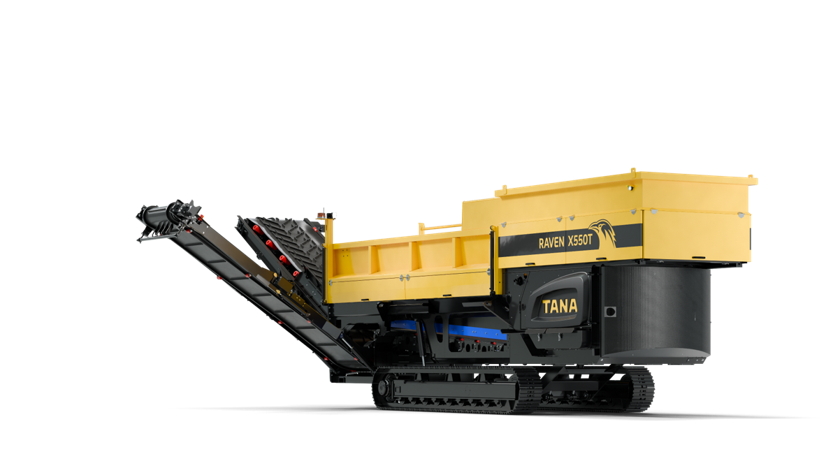 フィンランド製　自走式モジュール型ディスクスクリーン　TANA Raven X550T